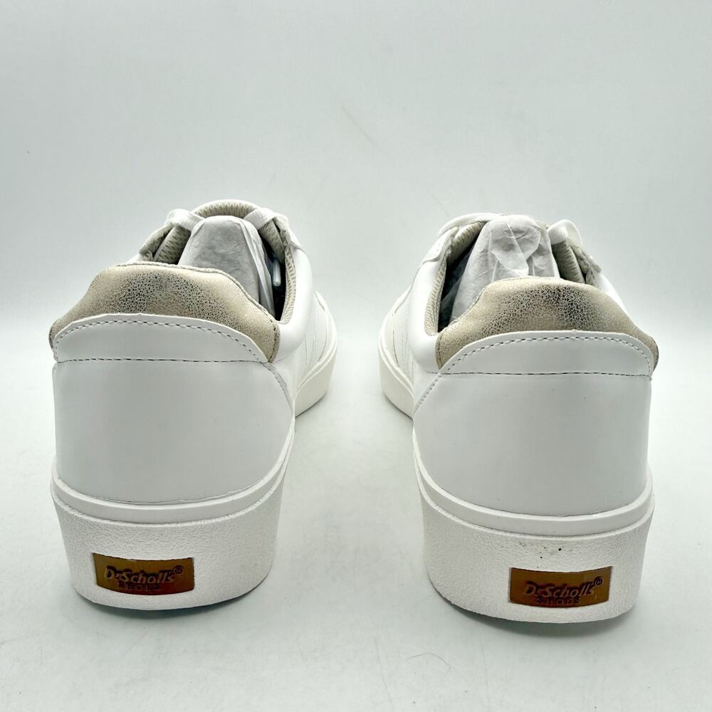 Dr. Scholls Womens Madison Low Top Sneakers US 10 Wide White Vegan Leather NIB - Picture 9 of 12